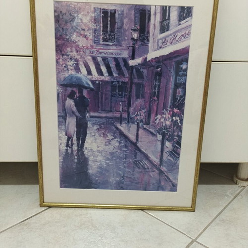 Wall frame with glass like new, 50x37x2cm