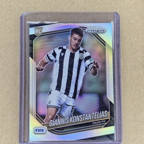 Giannis Konstantelias Silver Prizm Panini FIFA Soccer Card 2025-2026