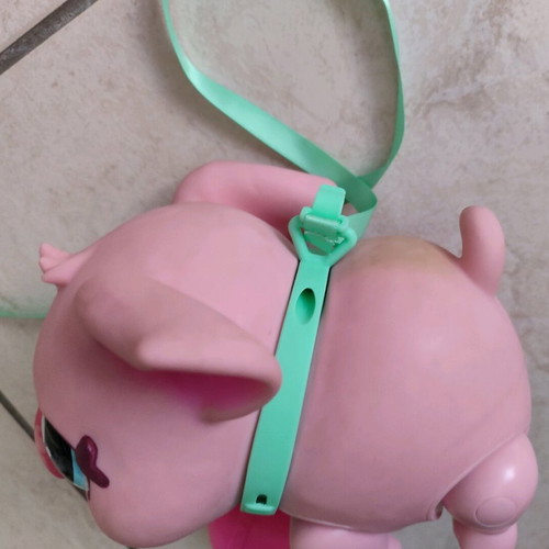Little Live Pets pig toy used with sounds, interactive