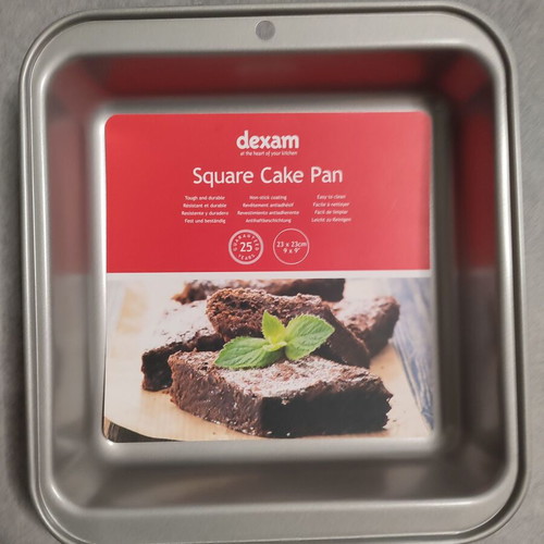 Dexam Square Cake Pan 23x23 cm new