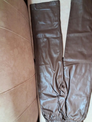 Stradivarius brown flare pants like new, size XS