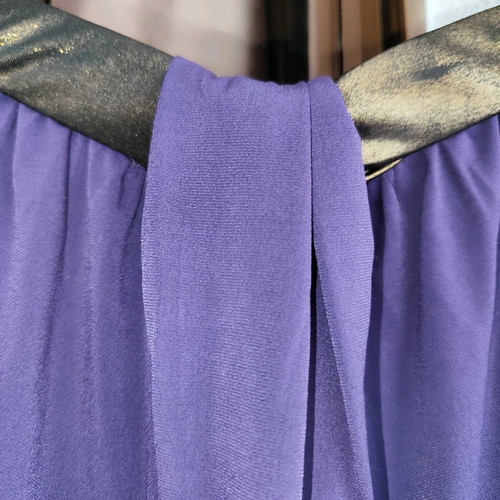You Too Exclusive women's top vintage like new, purple with gold details