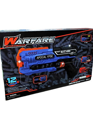 Toy gun set with 12 foam darts and 3 targets new