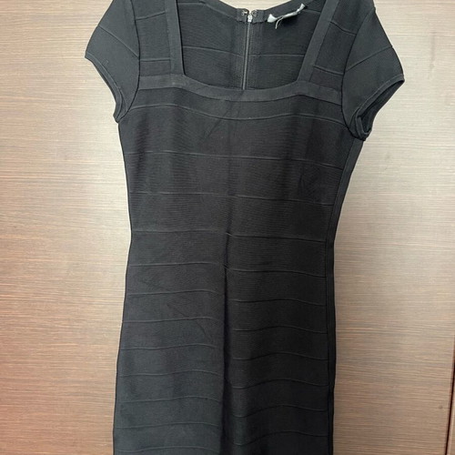 White House Black Market black women's fitted dress used