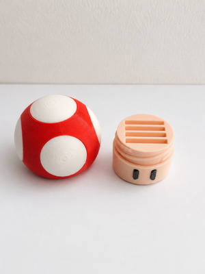 Θήκη καρτών Nintendo Switch Super Mario Mushroom 3D printed σαν καινούργιο