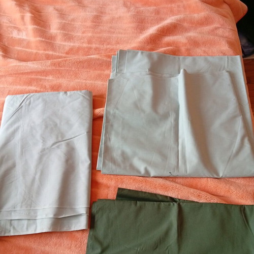 Fabric for Shirts new, pack of two cotton pieces with lining gift