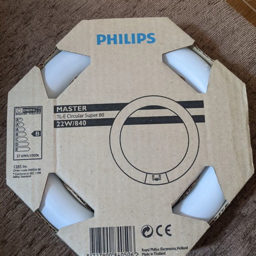 Philips Master TL-E Circular Super 80 22W/840 Fluorescent Lamp new