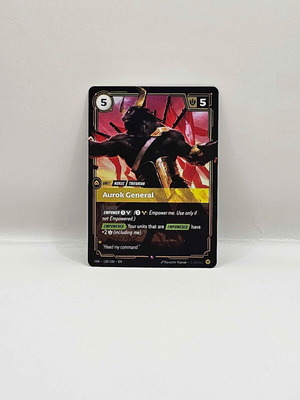League of Legends Riftbound Vendetta Aurok General card