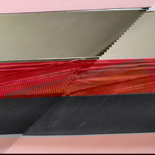 Χτενάκι με θήκη vintage μεταχειρισμένο με κέντημα και μεταξωτό ύφασμα