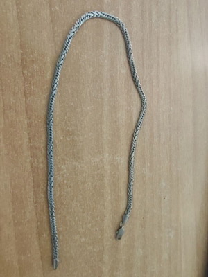 Unisex 18K Plated Necklace Chain 45cm, Silver