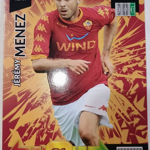 Jérémy Ménez AS Roma collectible card used