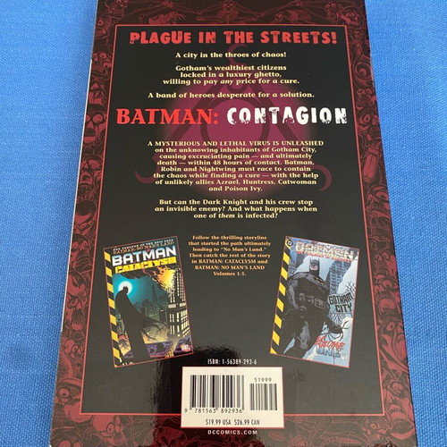 Batman Contagion graphic novel like new, English