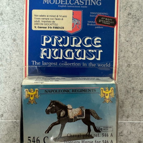 Prince August Moulds Modelcasting Napoleonic Regiments 546C Troopers Horse new