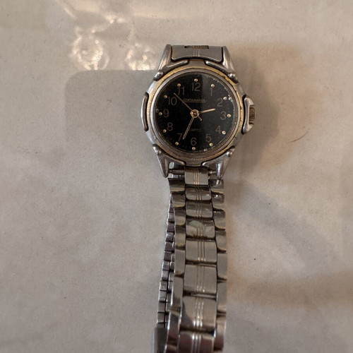 Catamaran vintage wristwatch used, silver