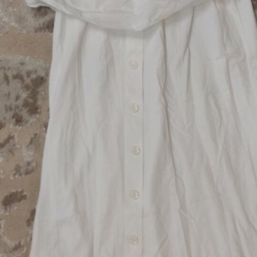 Zara white airy mini dress like new, size S