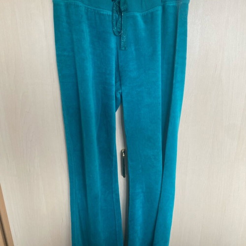 Denim velour tracksuit like new, petrol color, size M