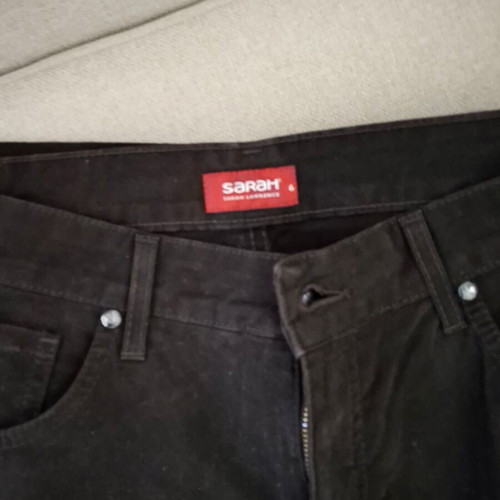 Sarah Lawrence small brown pants like new with straight fit