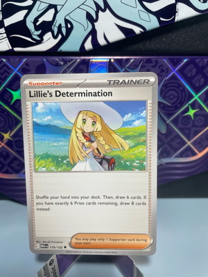 Lillie’s Determination Pokemon card like new