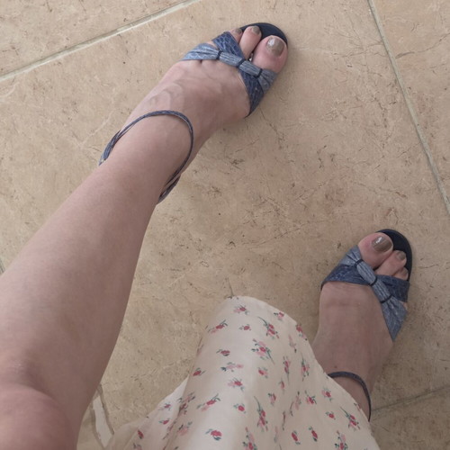 Kurt Geiger Bond Street Blue Snakeskin Strappy Heeled Sandals used
