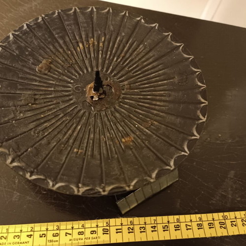 Metal black candle holder for large candles like new, 2 pieces