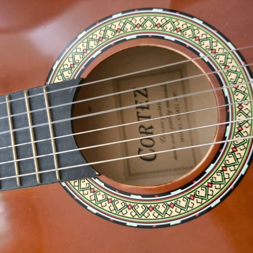 Cortez 3/4 acoustic guitar used with case