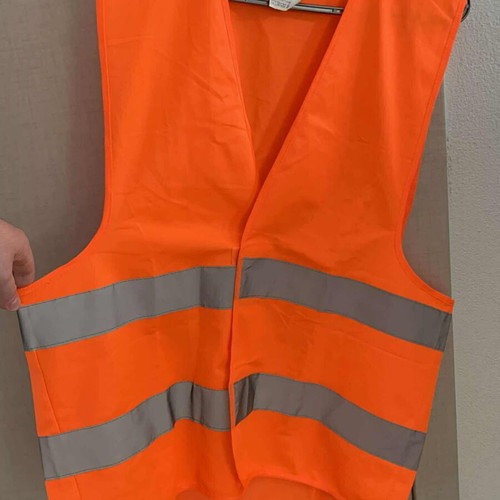 Reflective Safety Vest Orange Universal Size Like New