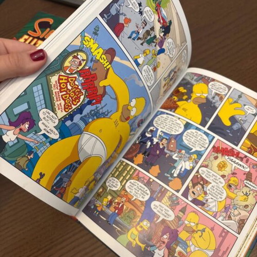 The Simpsons Futurama Crossover Crisis comic new, hardcover, 200 pages