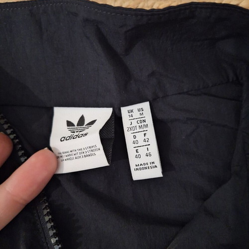 Adidas Originals Women's Half Zip Crop Top New, Technical Fabric