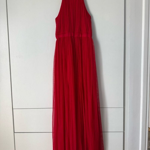 Tulle evening dress small red like new