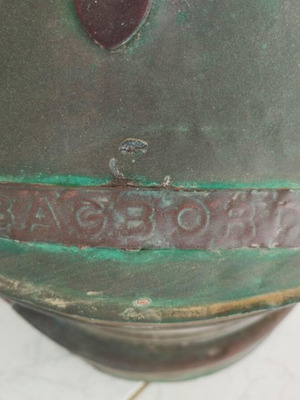 Vintage copper ship lantern used