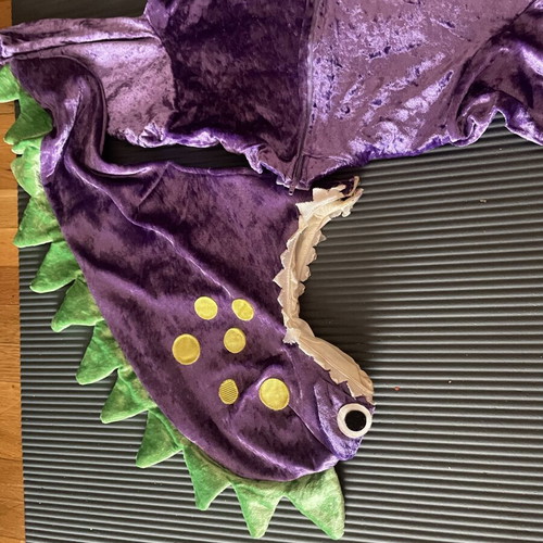 Vintage dinosaur costume for kids used, late 90s