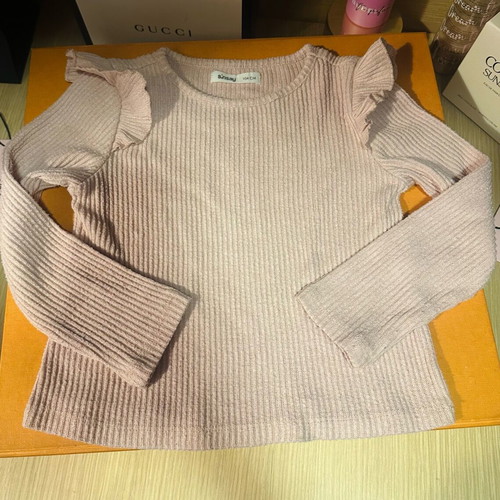 Sinsay set blouse and pants used, pink, 4 years, 104 cm
