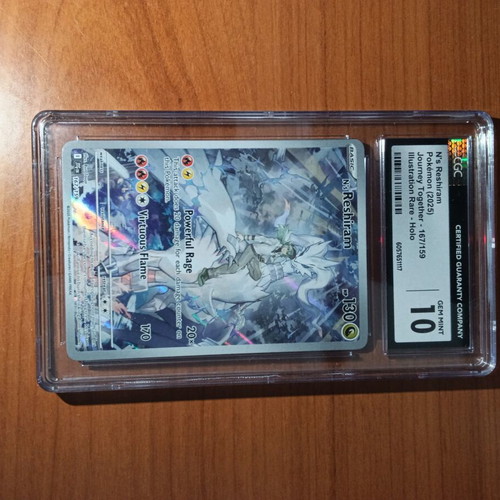 Pokémon N’s Reshiram 167/159 Illustration Rare Journey Together card like new