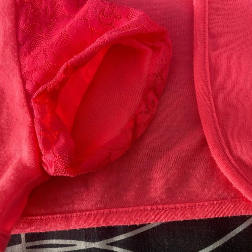 No4 Girls' Bolero Age 4 Like New Coral with Lace
