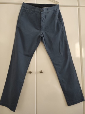 Navy & Green ανδρικό παντελόνι σε μπλε, Νο54
