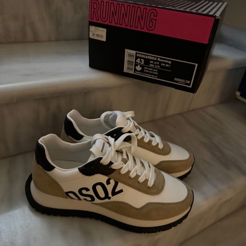 Dsquared2 sneakers like new, size 43, white and beige