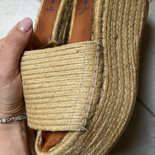 Espadrilles platforms Ace beige size 39 like new