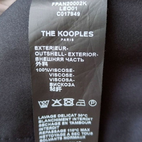 The Kooples leopard print pants size 32 XXS like new