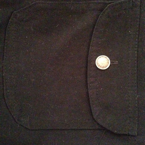 Leben corduroy skirt used, black