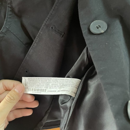 Zara black sleeveless vest, size medium