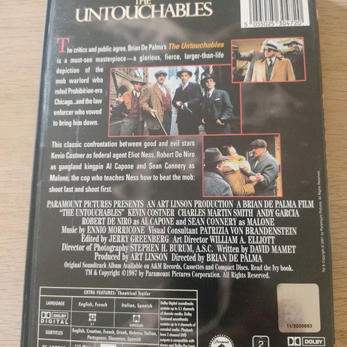 The Untouchables CD+DVD like new