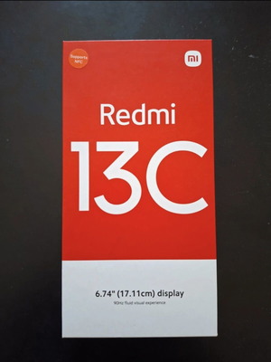 Xiaomi Redmi 13C Midnight Black smartphone new, 128GB