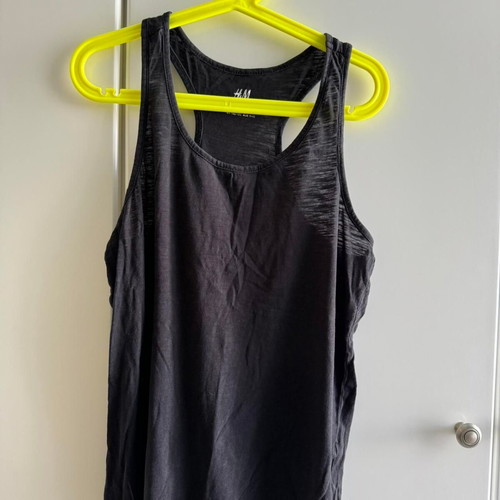 H&M Basic black sleeveless top like new