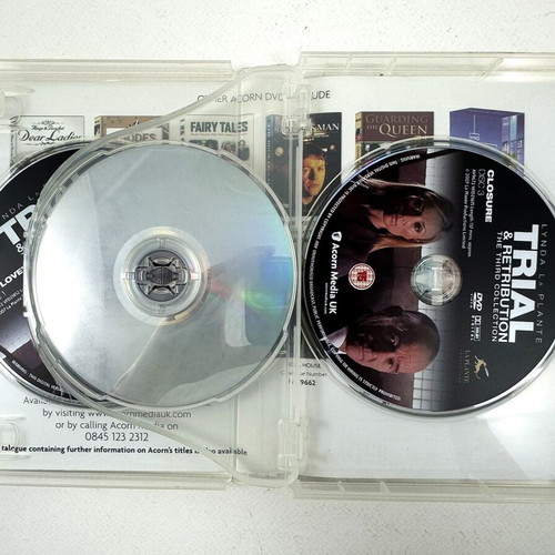 Trial & Retribution DVD box set used, 14 discs, crime series