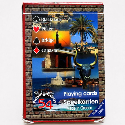 Crete Playing Cards 54 Sheets Like New, Collectible Souvenir