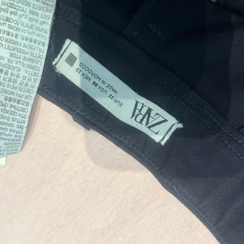 Zara fabric pants new, black and dark blue, size 32-34