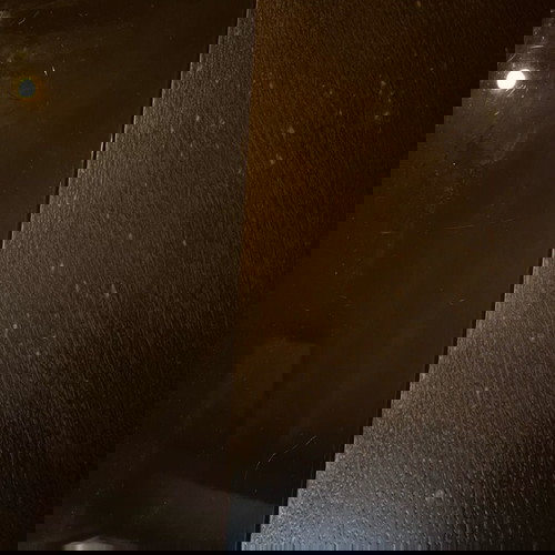 Τραπεζαρία ιταλική μεταχειρισμένη Wenge με 5 καρέκλες δερμάτινες