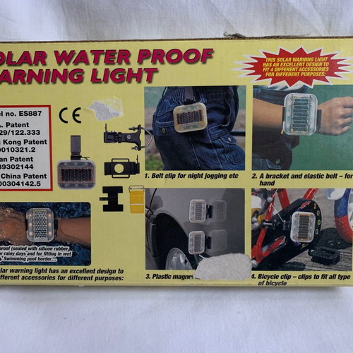 Solar waterproof warning light new