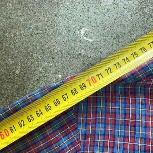 Ralph Lauren Oxford long sleeve shirt XL, red green checked, navy pony