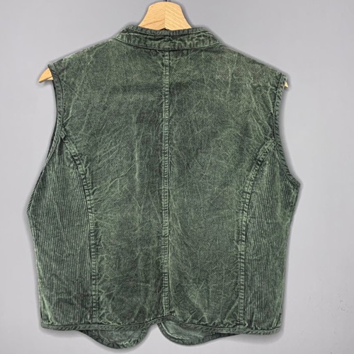 Rene Derby vest like new, green, 100% cotton, size L